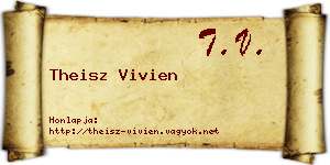 Theisz Vivien névjegykártya